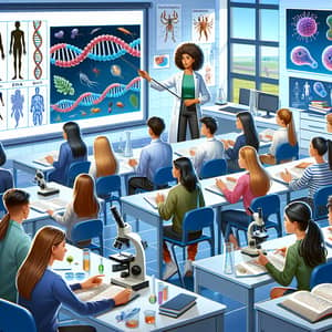 Interactive Biology Education | Classroom Illustration