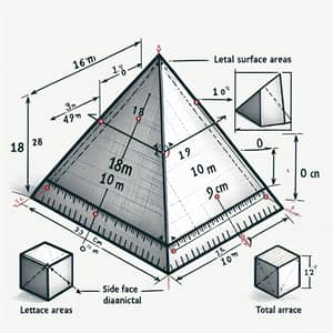 Regular Triangular Prism Surface Area Calculation