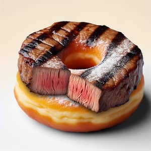 Savory Steak Donut | Culinary Fusion Delight