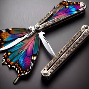 Butterfly Wing Knife - Unique Fusion of Nature and Craftsmanship