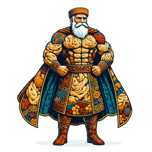 Tatar Superhero: Wise & Powerful Baurask Elemental Warrior