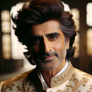 Charming Bollywood Actor in Indian Sherwani | Classic Setting