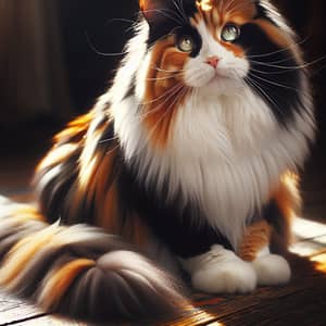 Elegant Calico Adult Cat | Groomed, Agile & Curious
