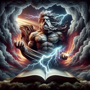 Ancient Greek Mythology Image: Zeus and Lightning Interpretation