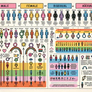 Gender vs Sexuality - Explained with Symbols and Rainbow Spectrum