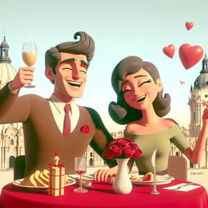 Valentine's Day Celebration in 3D Animation Style | Lima, Peru
