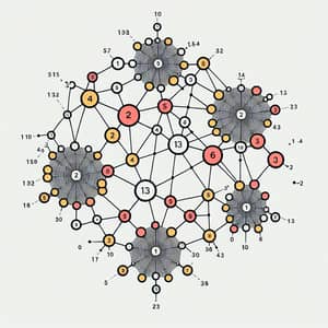Node-Link Visualization of Undirected Graph with 10 Nodes