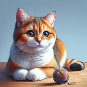 Orange and White Cat | Cute Domestic Feline