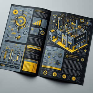 Electrical & Power Equipment Manufacturer | Yellow & Dark Grey Design