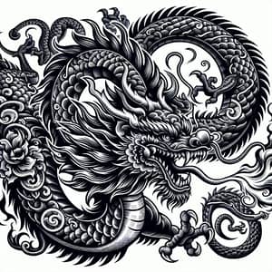Chinese Style Dragon Tattoo Design | Intricate & Fearsome