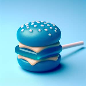 Blue Burger-Flavored Bubblegum Stick
