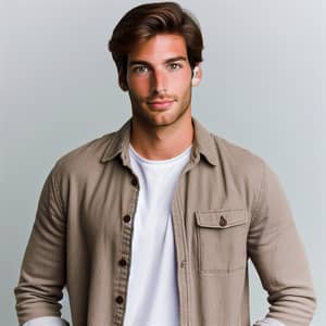 Casual Outfit for Men with Brown Hair | Fashion Ideas