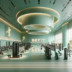 Premium-Class Gym in Soothing Pastel Green | BeFit Fitness Club