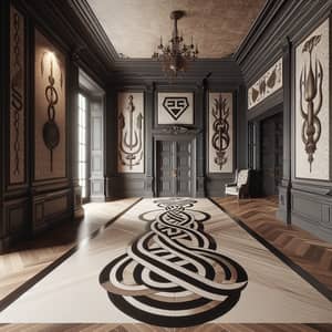 Luxurious Italian Interior with Modern Boiserie Panels