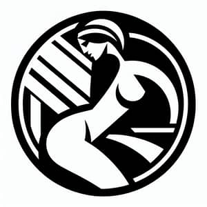 Russian Constructivist Style Circular Logo Design