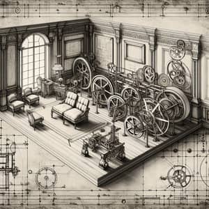 Inventor's Sketchbook: Interior Designer's Plans Inspired by Leonardo