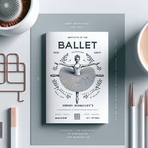 Minimalist Ballet Invitation Card | Traditional Russian Ballerina Art