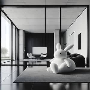 Stylish Black and White Minimalist Interior Design