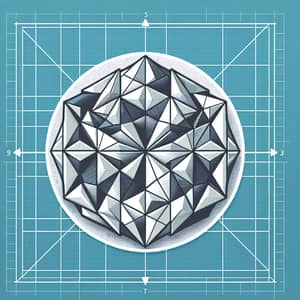 Geometric Triangular Shapes Seamless Pattern Illustration