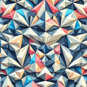 Origami Surfaces Digital Pattern | Geometric Abstraction