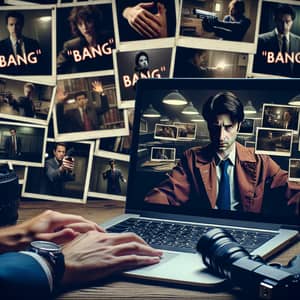 Mystery Thriller Scene: 'Bang' - Fictional Character Unveiled