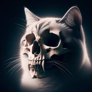 Skull Cat - Intriguing Fusion of Skull and Cat