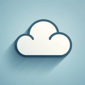 Modern Cloud Icon Design for Weather Apps and Storage
