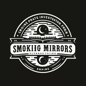 Smokin' Mirrors - Private Investigation Logo | Mystery & Mystique
