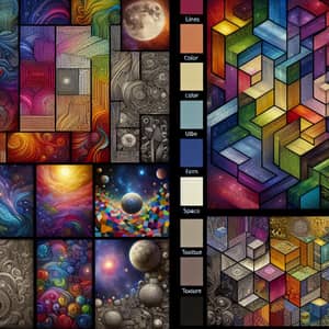 Elements of Art: Lines, Color, Form, Value, Texture, Space, Shapes