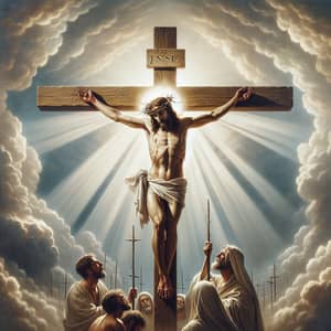Jesus on the Cross: Religious Figure Depiction