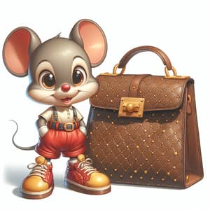 Cheerful Mickey Mouse Luxury Louis Vuitton Bag