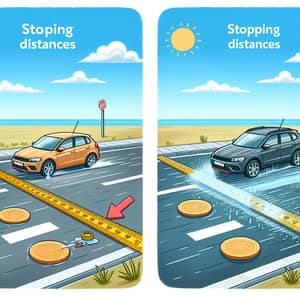 Difference in Stopping Distances: Wet vs Dry Conditions