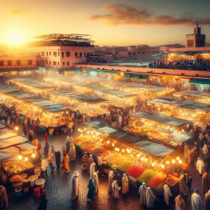 Jema El Fna Square, Morocco - Vibrant Market Scene & Local Culture