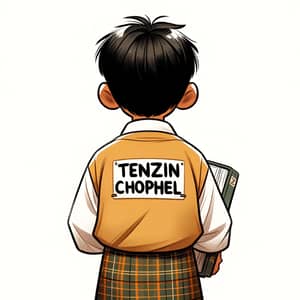 Bhutanese Boy Holding Book | TENZIN CHOPHEL Inspiration