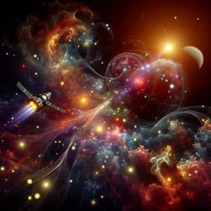 Exploring the Universe Abstract | Outer Space Spectacle