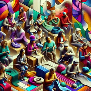 Knitting Challenge in Abstract Setting | Diverse Participants
