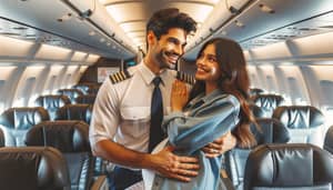 Smiling Airplane Pilot Carries Pregnant Woman | Heartwarming Scene