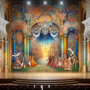 Whimsical Art Nouveau Stage Designs