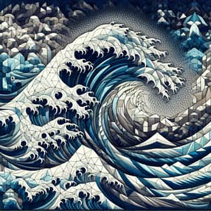 Ferocious Ocean Wave Semi-Regular Tessellation