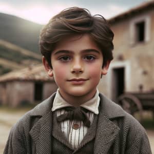 Italian boy at 9 - 19th Century Portrait