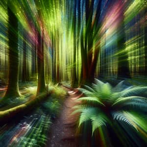 Enchanted Forest Shapes: Mystical Beauty in Nature | AI Art Generator ...