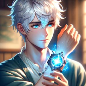 White-Haired Man with Magical Bracelet | Dual Existence Revealed