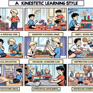Kinesthetic Learning Style Evolution: From Preschool to University