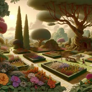 Enchanted Garden for Children - 3D Cartoon Disney Style