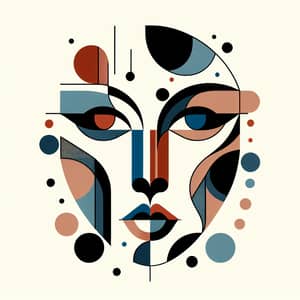 Geometric Female Face Art | Abstract Human-Like Qualities