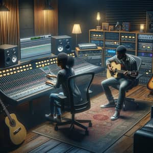 Professional Music Studio with Top-of-the-Line Equipment