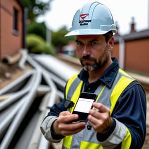 Expert Drainage Engineer Using Mobile App | Drainage Services