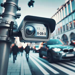 Pedestrian Cameras Capturing Car License Plates