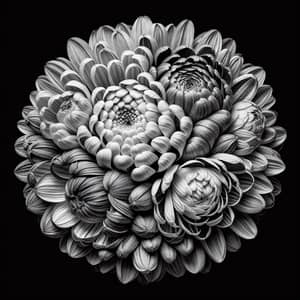 Intricately Woven 'Chimera' Pressed Flower Photo
