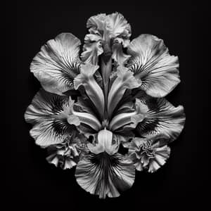 Unique Pressed Flower Chimera Composition Photo | Botanical Photography